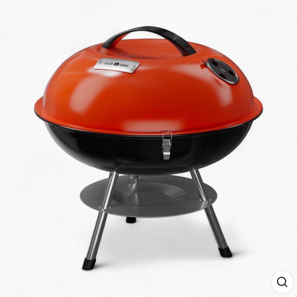 Portable Charcoal Grill In Box,weighs 2 Lbs